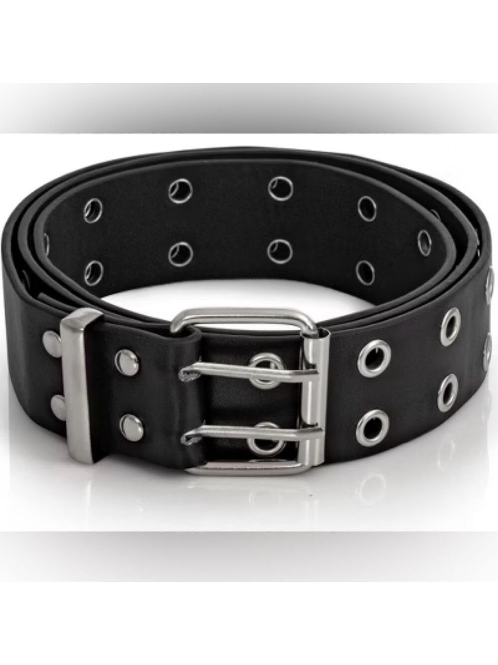Target Black and Silver Belt with Sleek Design